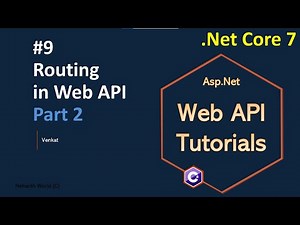 Part 9 Routing in Web/REST api #2 || Asp.Net Core Web API Tutorials C#