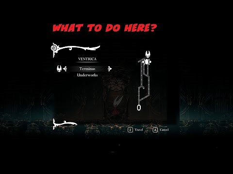 What to do in the Ventrica Terminus in hollow knight silksong?