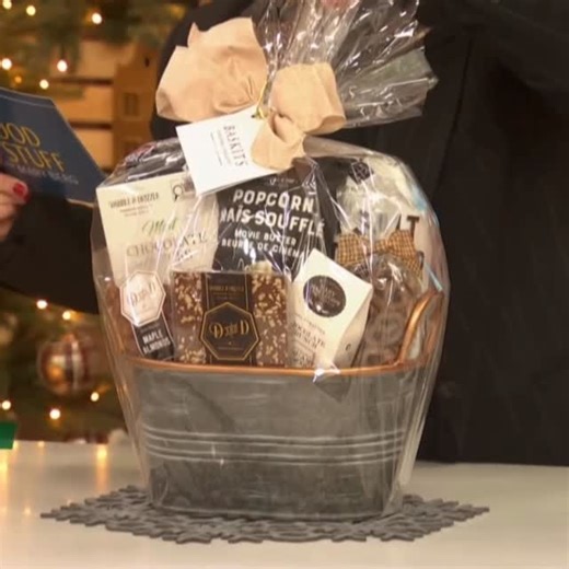 Baskits Inc. on Instagram: "Excited to share that our Champlain S gift basket was featured on today’s episode of @thegoodstuffctv with Mary Berg and introduced by the incredible Jann Arden!! ❤️ #baskits"