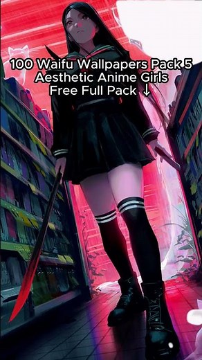 100 Waifu Phone Wallpapers Pack 5 💜✨