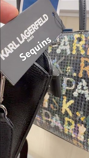 KARL LAGERFELD SEQUINS TOTE BAG MARSHALLS FINDS #karllagerfeldparis #karllagerfeld