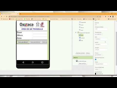 Creando una App para calcular el área de un triángulo