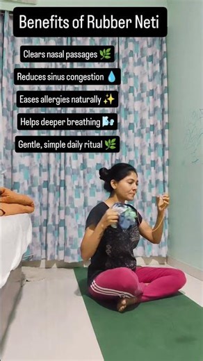 Benefits of Rubber Neti #motivation #dailyyoga #detoxification #trendingsong #healthy#foryou#fitness