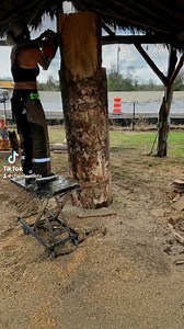 Native American carving from pine | Della Meredith Chainsaw Carvings