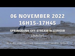 Springbank Off-stream Reservoir (SR1), Earthworks the 06 november 2022 16h15-17h45.