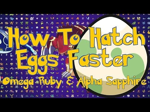 Pokemon Omega Ruby and Alpha Sapphire Tips : How To Hatch Eggs Faster