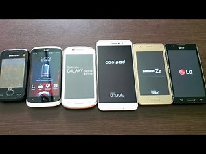 6 old android phone collection Bootanimation/Startupscreen,Samsung,HTC,Coolpad,LG