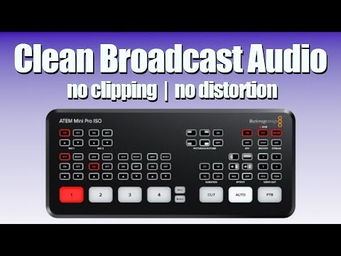 BEHRINGER X32 INTO ATEM MINI | Clear Audio Settings