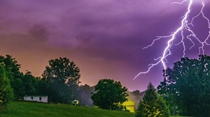 Is it OK to run your air conditioner during a thunderstorm?
