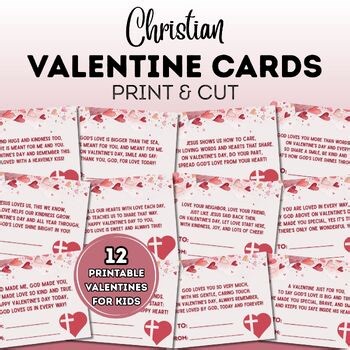 Christian Valentine Cards for Kids | 12 Christ-Centered Valentine Poems