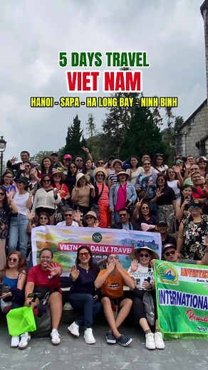 🇻🇳🗺️ 5 Days travel in Vietnam 🌄⛵🌿 From the bustling charm of Hanoi, trekking the misty mountains of Sapa, cruising through the stunning Halong Bay, to exploring the peaceful beauty of Ninh Binh. This 5-day journey captures the heart of Northern Vietnam! 😍 #vietnamdailytravel #VietnamTour #vietnampackagetour #VietnamTravel #BeautifulVietnam #ExploreVietnam #hanoi #sapa #halongbay #ninhbinh