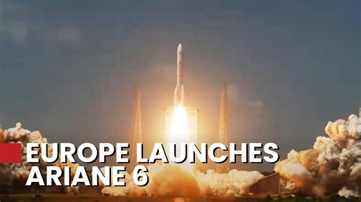 Ariane 6 debuts four-booster flight