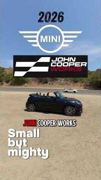Is fun still on the menu in 2026? | 26 Mini Cooper JCW Iconic Convertible review! #Mini #MiniCooper