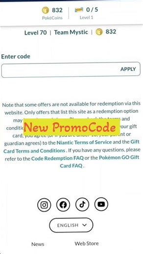 2026 New PromoCode #PokemonGo