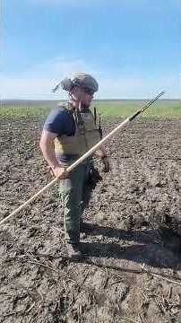 Removing PFM-1 Anti Personal landmines from mine fields. #ukraine #ukraina #ukrainewar