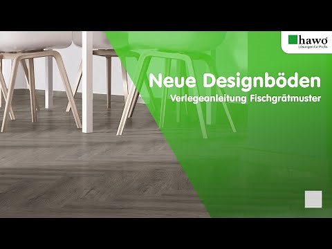 Designbelag Vinyl schwimmend verlegen - Fischgrät oder Fischgrat-Muster - Klick-Vinylboden Anleitung