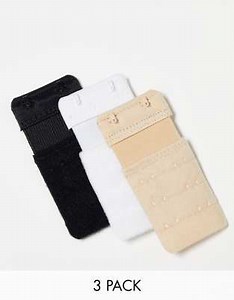 Magic Bodyfashion 3 pack bra extender 2 hook 3.8 in multi | ASOS