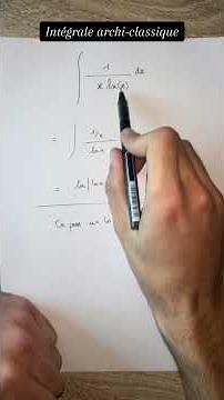 ∫ INTÉGRALES CLASSIQUES À CONNAÎTRE | Formules et Méthodes de Calcul 📊 | Exercices corrigés