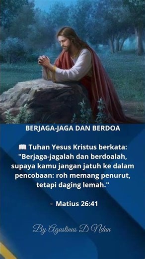 BERJAGA-JAGA DAN BERDOA