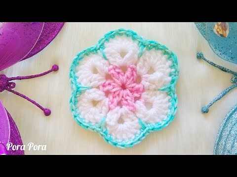 How To Crochet African Flower I Easy Crochet Flower Tutorial For Beginners