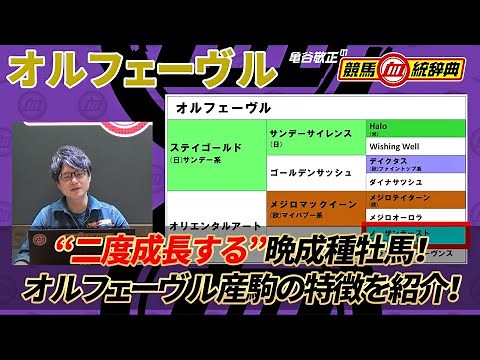 [Orfevre] A special stallion among the Stay Gold lineage!