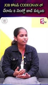 From Learning to Earning in 8 Months | Codegnan Student Journey #codegnaninstitute #sumantvvizag