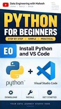 E0 - Install python and VS Code