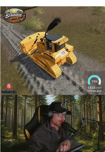 Spreading gravel on another road with the CAT D6 dozer 💪🏼🚧 • • • Thank you all SO much for the support on the streams this weekend. Catch my next one this Tuesday at 7PM EST🌾 #farmingsimulator25 #fyp #pcgaming #tiktokgaming #construction
