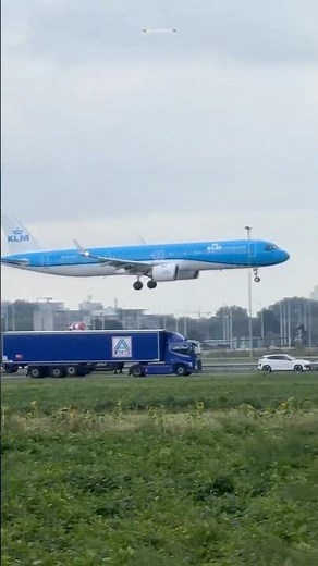 AIRBUS A321-252NX KLM ROME TO AMSTERDAM LANDING SCHIPHOL AIRPORT PHAXD #automobile #landing #a321