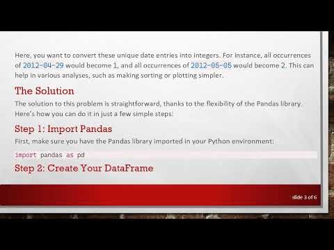Converting Pandas datetime Attributes to Integer Values Made Easy