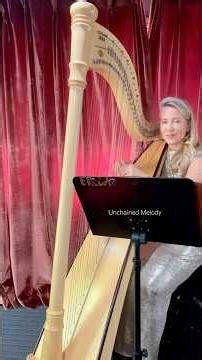 “Unchained Melody” Righteous Brothers Harp Cover #harp #harpist #livemusic