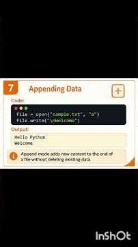 Python File Handling Explained | Read, Write & Append Files in Python