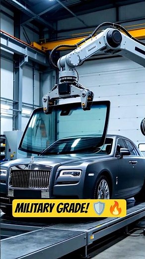 Inside the Factory Building Military Armored Vehicles! 🛡️🚗 #shorts