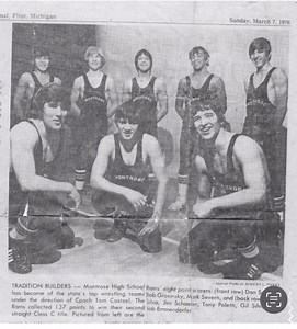 12K views · 193 reactions | Flashback to 1976-kneeling in front is Dan Severn, Bob Robert Grosinsky, Mark Severn, In the back from left to right is Jerry Silva, Jim Schaefer, Tony Poletti, Gil Silva, Bobby Emmendofer. #AmateurWrestling #highschool #sportshistory #wrestling #wrestlinghistory #follow #MontroseHillMcCloy #michigan #everyone | Dan Severn | Facebook
