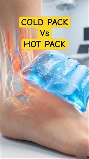When To Use Cold Pack Vs Hot Pack|Reduce Your Pain|Legs Crams|swelling|Neck Stiffness |Sprain|Strain