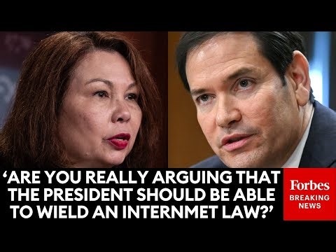 JUST IN: Tammy Duckworth Clashes With Marco Rubio Over Use Of 'Notorious Wartime Law'