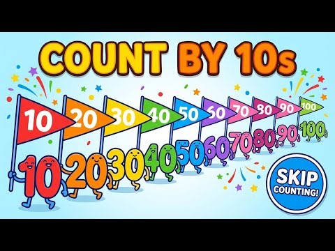 Skip Counting by 10s Song | Count by Tens | Kids Math Song