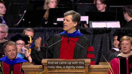 Tim Shriver delivered an impactful, timely & inspiring message in his address to the Class of 2023. We're proud to be leading the way with Tim and The Dignity Index in bringing decency and conscience back to politics and society in America. His entire Commencement speech can be viewed here: https://youtu.be/xWJ8iZDS8R4 | The University of Utah