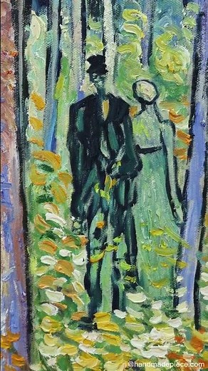 Undergrowth with Two Figures Oil Painting | Vincent van Gogh Reproduction