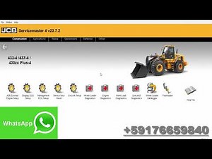 JCB ServiceMaster v21.7.1 Diagnostic Tool
