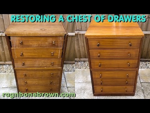 Restoring A Chest Of Drawers - Junk Find Makeover