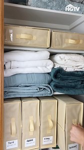 29K views · 225 reactions | Dealing with a hot mess of a linen closet? These foldable storage boxes are a game changer for keeping your bedding organized. ⁠ Get yours now: https://amzlink.to/az08sflwcFc7S #HGTVShopping⁠ (Prices and availability may change, and we may make  from these links.) | HGTV | Facebook