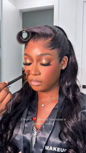 21 reactions · 33 comments | Drop a ❤️ emoji if you want a process video  Frontal installation half up half down and makeup  ‍♀️ #makeupbychinny #houstonmua #houstonhairstylist | Chineye Okukpolor | Facebook