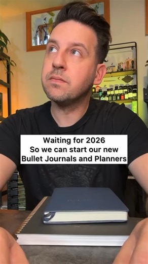Mark • Bullet Journal and Stationery Addict on Instagram: "I’m SO ready for the new year because that means I can finally crack open my new Bullet Journal and planner. Tick tock ⏰ #2026 #newyear #planners #bulletjournal"