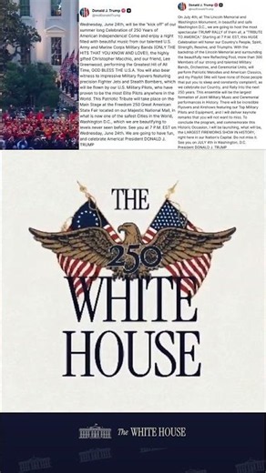 Trump Announces MASSIVE July 4 Rally at Lincoln Memorial 🇺🇸🔥