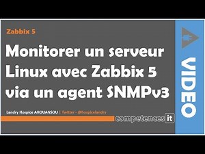 131# Monitor a Linux (Debian) server via the SNMPv3 agent under Zabbix 5