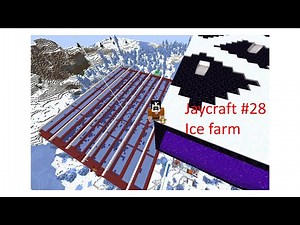 Ice farm, infinitely AFKable (Minecraft Farms in 3 Minutes, Part 28 - Jaycraft SMP Java 1.19-1.21.4)