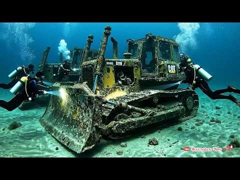 Amazing Rescue! Old Bulldozer Abandoned in the Deep Sea for Years | Full Rebuild Back to New