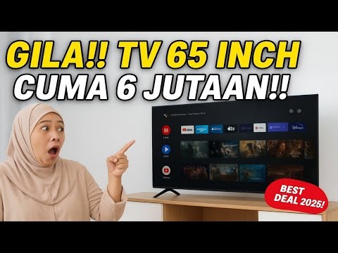 Best 65-Inch Smart TVs of 2025 😱| Get a Premium 4K Android TV for Only 6 Million Rupiah?! 🔥