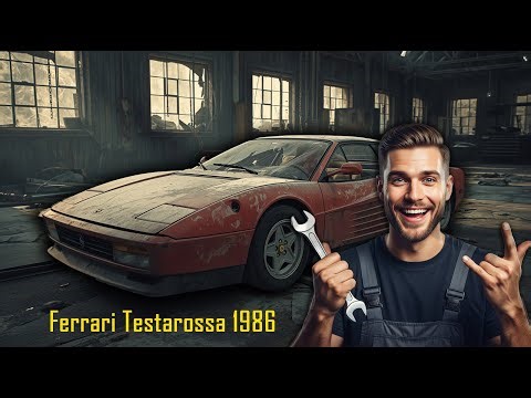Ferrari Testarossa 1986 Was Abandoned — Now Fully Restored to Perfection